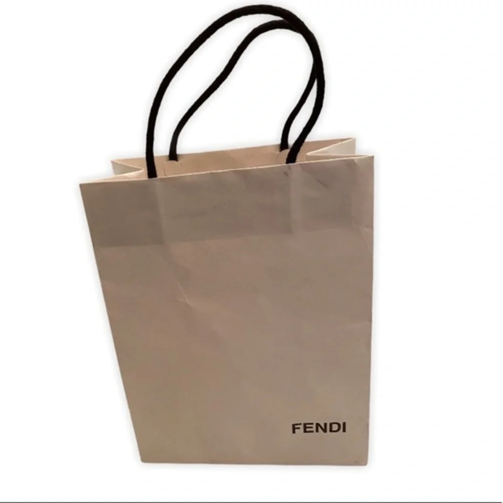 Fendi Paper Shopping Gift Bag Only Empty
